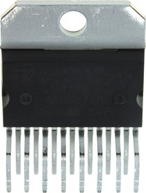 L4970A, Стабилизатор напряжения импульсный 5.1…40В, 2%, 10A, (-40…+120C), [Multiwatt-15V]