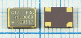 Кварцевый генератор 10000, SMD07050C4, 3,3В, CSX-750FBC, T/CM