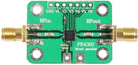 Отладочная плата цифрового аттенюатора 31.5 dBm DC-4000 МГц на основе PE4302 ( 6 бит управления)