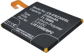 Аккумулятор CS-ERZ300SL LIS1558ERPC для Sony Xperia Z3 D6603 3.8V / 3100mAh / 11.78Wh