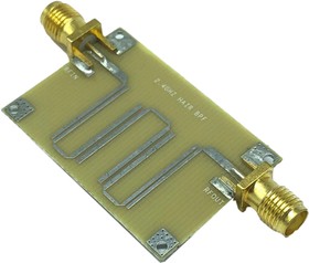 Microstrip Bandpass Filter Отладочная плата микрополоского полосового фильтра 2,4 ГГц