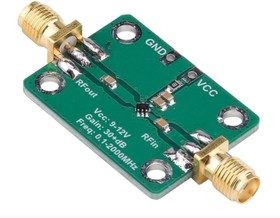 LNA Отладочная плата МШУ f=0,1-2000МГц vcc=9-12В, gain= +30dB