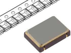 LFSPXO018610BULK, Генератор: кварцевый, 3,6864МГц, SMD, 3,3В, ±50ppm, 0-70°C