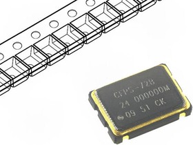 LF SPXO019082, Генератор: кварцевый, 24МГц, SMD, Разм: 7×5мм, 5В, ±50ppm, 0-70°C