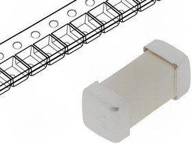 158000.0,63, Предохранитель SMD замедленный 6,1×2,6×2,6мм 125В 0,63A