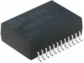 H5007NL, Трансформатор: LAN, SMD, 0-70°C, 1дБ, Кол-во портов: 1