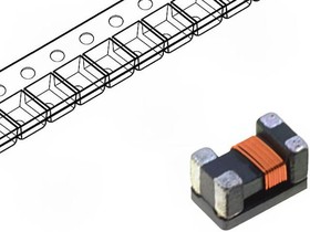 ACM2012-900-2P-T, Фильтр: помехоподавляющий, SMD, 400мА, 50ВDC, Rобмотки: 190мОм