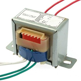 EI35*20 220v to 2x12v 2.5W, Трансформатор питания сердечник EI35-20, 50 Гц, понижение с 220 В до 2х12 В, 0.30 А, 2.5 Вт, крепление на 2 вин