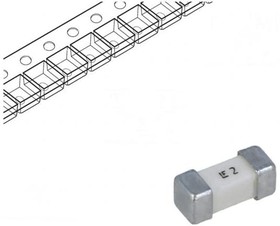 0476002.MRSN, Предохранитель: плавкая вставка, быстрый, 2А, 250В, SMD, Корп: 2410