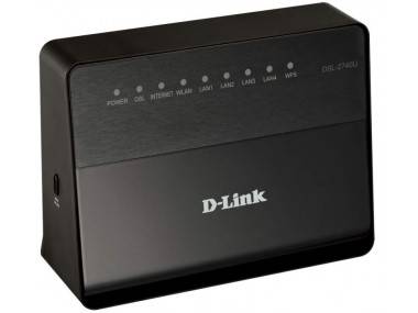 Маршрутизатор D-Link DSL-2740U/B1A/T1A