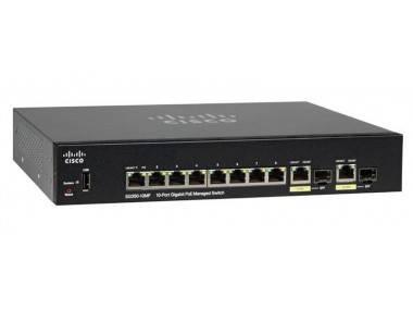 Коммутатор CiscoSB SG350-10MP-K9-EU