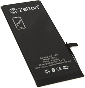 Аккумуляторная батарея (аккумулятор) для iPhone 6 Plus 3000mAh (Zetton)