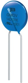 GMOV-14D271K, TVS-варистор, 275 В, 350 В, GMOV Series, 730 В, Диск 14мм, Металлооксидный Варистор (MOV)