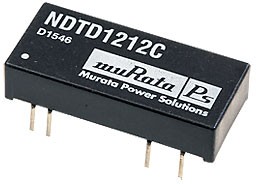 NDTD1212C, DC/DC преобразователь на плату 3Вт 12В-12В DIP24 (THI1221)