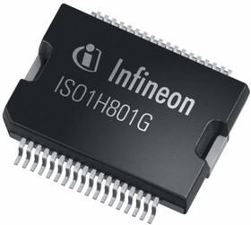 ISO1H801GAUMA1, Current Limit SW 8-IN 8-OUT 4.5V to 5.5V 0.625A 36-Pin DSO T/R