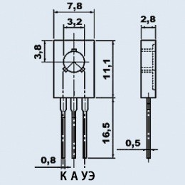 Тиристор КУ112А