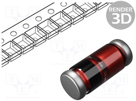 BZV55C47, Diode: Zener; 0.5W; 47V; SMD; reel, tape; MiniMELF; single diode