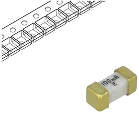 0448.100MR, Предохранитель сверхбыстродействующий 0.1A 125В SMD 2410 керамический лента на катушке